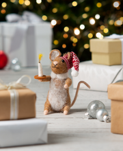 Load image into Gallery viewer, Bedtime Mouse Ornament
