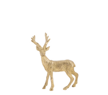 Load image into Gallery viewer, Gold Deer Figures Large and Small sizes
