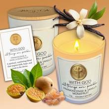 Load image into Gallery viewer, With God- Frankincense &amp; Vanilla Soy Candle
