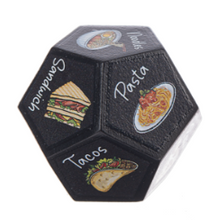 Load image into Gallery viewer, Dining Decider Dice Charms with Saying
