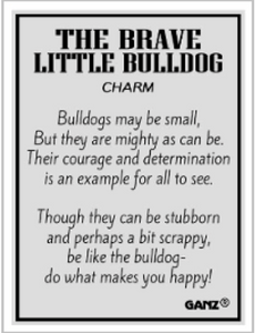 The Brave Little Bulldog Charms