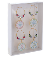 Load image into Gallery viewer, Drink Pun Wine Charms Box Set

