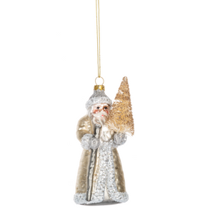 Winter Santa Ornaments