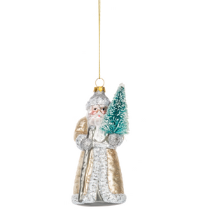 Winter Santa Ornaments