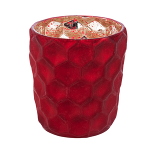 Cranberry Mercury Votive Holders