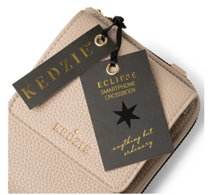 Kedzie Eclipse Smartphone Crossbody in Cream