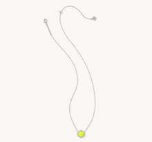 Load image into Gallery viewer, Kendra Scott Tennis Necklace in Chartreuse Magnesite Gold or Silver
