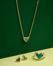 Load image into Gallery viewer, Kendra Scott Framed Ari Heart Band Ring Mood Stone Gold or Silver
