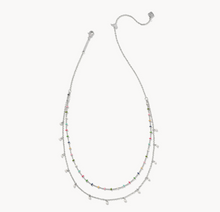 Load image into Gallery viewer, Kendra Scott Eve Multi Strand Necklace Multi Mix in Gold or Silver
