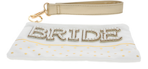 Bride Canvas Wristlet