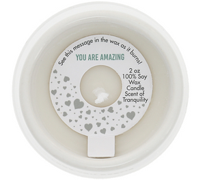 Love You Sister Soy Wax 2oz Reveal Candle