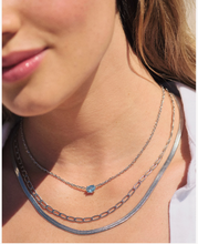 Load image into Gallery viewer, Kendra Scott Cailin Necklace In Aqua Crystal in Gold or Silver
