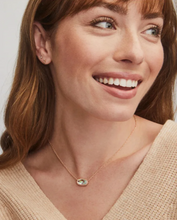 Load image into Gallery viewer, Kendra Scott Elisa Necklace Dichroic Glass Rosegold
