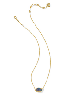 Kendra Scott Elisa Gold Multi Drusy Necklace