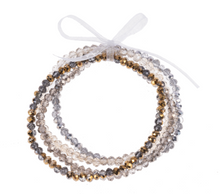 Load image into Gallery viewer, Faceted Beaded Stretch Bracelet Set
