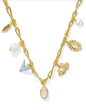 Load image into Gallery viewer, Kendra Scott Melody Charm Necklace Gold Neutral Mix
