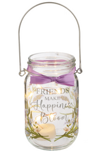 Load image into Gallery viewer, Spring Light Up Mason Jars with quote
