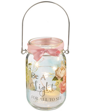 Load image into Gallery viewer, Spring Light Up Mason Jars with quote
