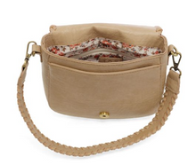 Load image into Gallery viewer, Annie Whipstitch Saddle Convertible Crossbody Buff
