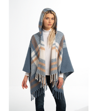 Load image into Gallery viewer, Bonfire Hooded Wrap / Shawl
