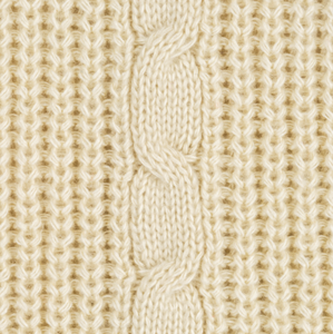 Cable Knit Cardigan in Ivory or Blue