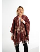 Load image into Gallery viewer, Vineyard Hooded Wrap / Shawl
