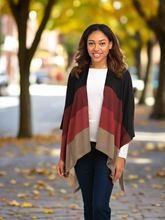 Load image into Gallery viewer, Color Block Cardi Wrap
