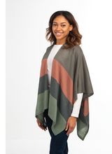 Load image into Gallery viewer, Color Block Cardi Wrap
