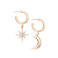 Celestial Drop Earrings in gold or silver