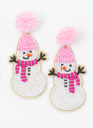 Load image into Gallery viewer, Bright Holiday Beaded Earrings
