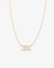 Load image into Gallery viewer, Bryan Anthonys Mom Baguette Pendant Necklace
