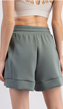 Load image into Gallery viewer, Modal Scuba Casual Shorts Sage Leaf

