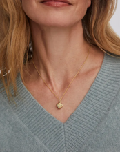 Load image into Gallery viewer, Kendra Scott Mallory Rose Multi Strand Necklace Red Mother of Pearl Gold
