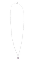 Load image into Gallery viewer, Happy Birthday 10mm Silver-Plated Cubic Zirconia
