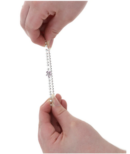 Celebrating You Silver-Plated Cubic Zirconia Silver Stretch Bracelet