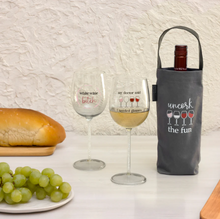 Load image into Gallery viewer, Uncork Wine Bottle Gift Bag

