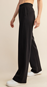 Modal Scuba Straight Pant Black