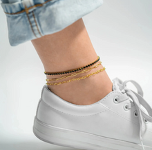 Load image into Gallery viewer, Stainless Steel Intertwined Hearts Anklet
