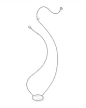 Load image into Gallery viewer, Kendra Scott Elisa Statement Pendant Necklace Ivory Mother of Pearl
