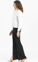 Load image into Gallery viewer, SALE Ultra Cozy Ruched Off-Shoulder Sweater Top Ivory Clara Sunwoo
