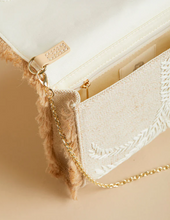 Load image into Gallery viewer, Spartina 449 Clutch Crossbody Palm Raffia - 40% off!

