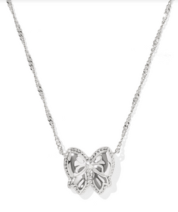 Kendra Scott Haley Bow Pendant Necklace Ivory Mother of Pearl