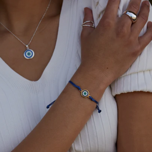 Thread of Protection Evil Eye MantraBand Bracelet