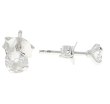 Load image into Gallery viewer, Sweet Sixteen Earrings with Sterling Silver and Cubic Zirconia
