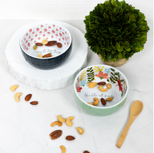 Load image into Gallery viewer, Friends 4.5&quot; Ceramic Bowl with Bamboo Spoon
