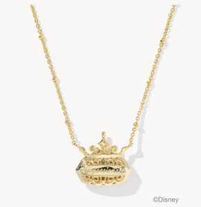 Kendra Scott Disney Princess Elisa Necklace in Gold Orange Citrine