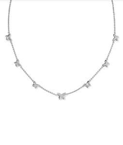 Kendra Scott Lilia Butterfly Strand Necklace in Pink Enamel
