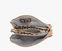Load image into Gallery viewer, Riley Crossbody Bag in Leopard Print
