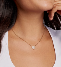 Load image into Gallery viewer, Kendra Scott Bella Short Pendant Necklace White CZ
