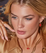 Load image into Gallery viewer, Kendra Scott Elisa Necklace Red Opal
